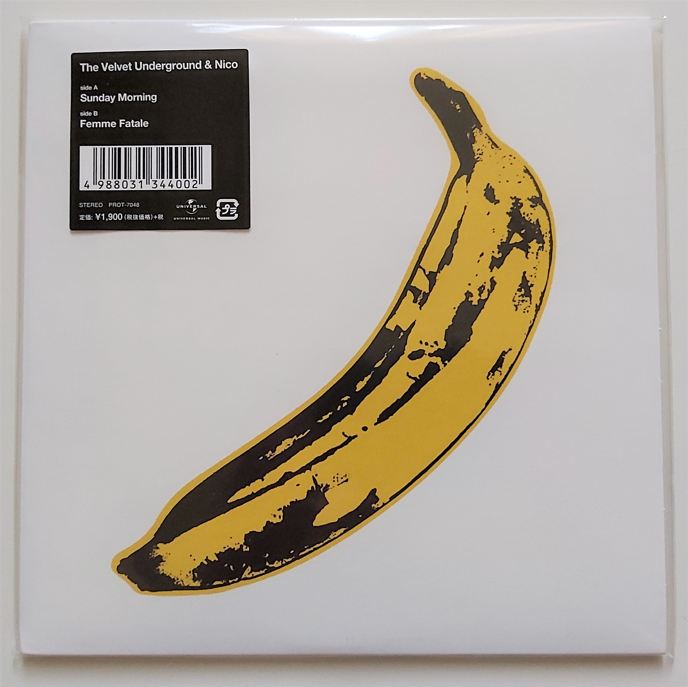 【USオリジナル/未開封】Velvet Underground 2nd Official Velvet Underground banana release on 7″ | Andy Earhole